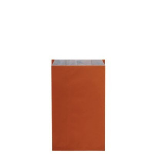 Pochette cadeau kraft unies orange - Lot 10
