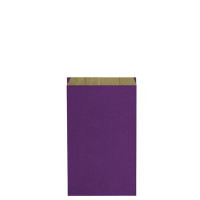 Pochette cadeau kraft unies violet - Lot 10