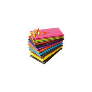 Pochette cadeau kraft unie violet
