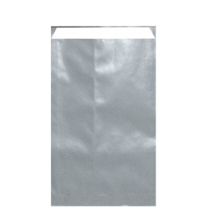 Silver gift bag kraft - Lot of 10 