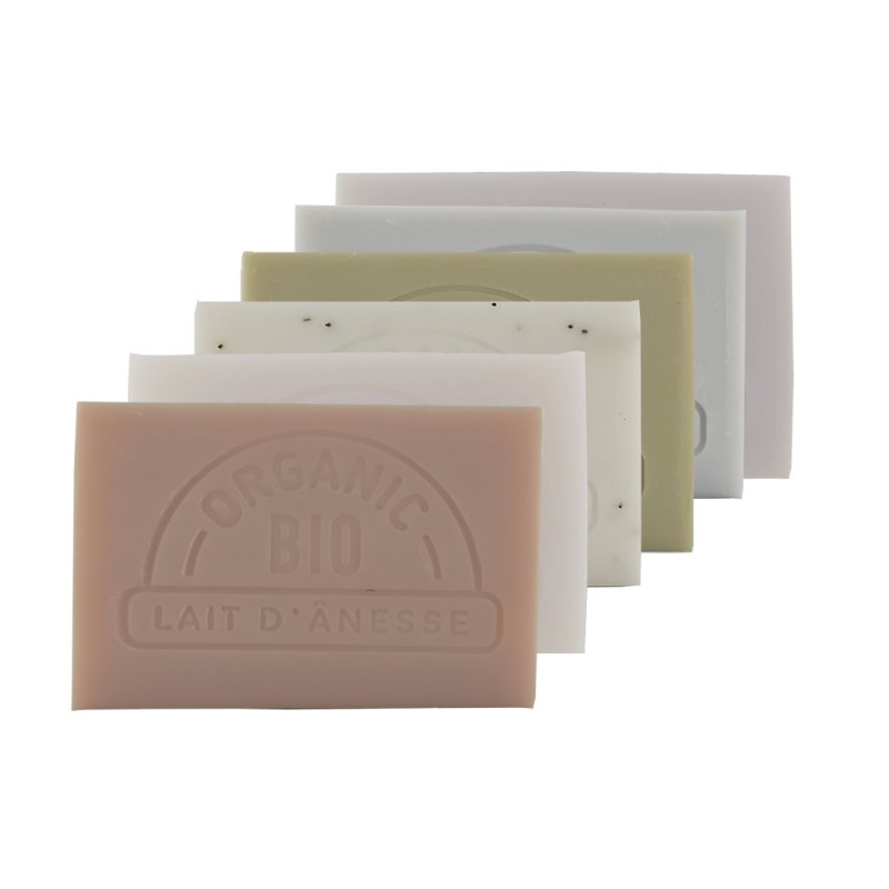 Savons BIO au lait d'ânesse parfum "chair d'abricot" 