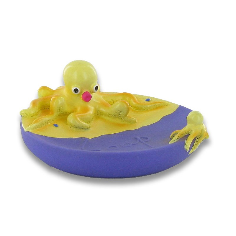 Porte savon flottant pieuvre 