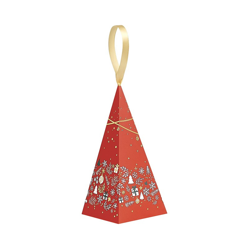 Pyramide papier décor Bonnes Fêtes 