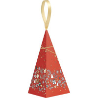 Pyramide papier décor Bonnes Fêtes 