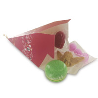 Pyramide papier décor Bonnes Fêtes 