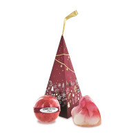Pyramide papier décor Bonnes Fêtes 