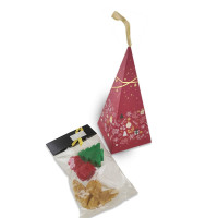 Pyramide papier décor Bonnes Fêtes 