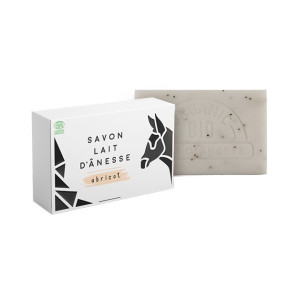 Savons BIO au lait d'ânesse parfum "chair d'abricot" 