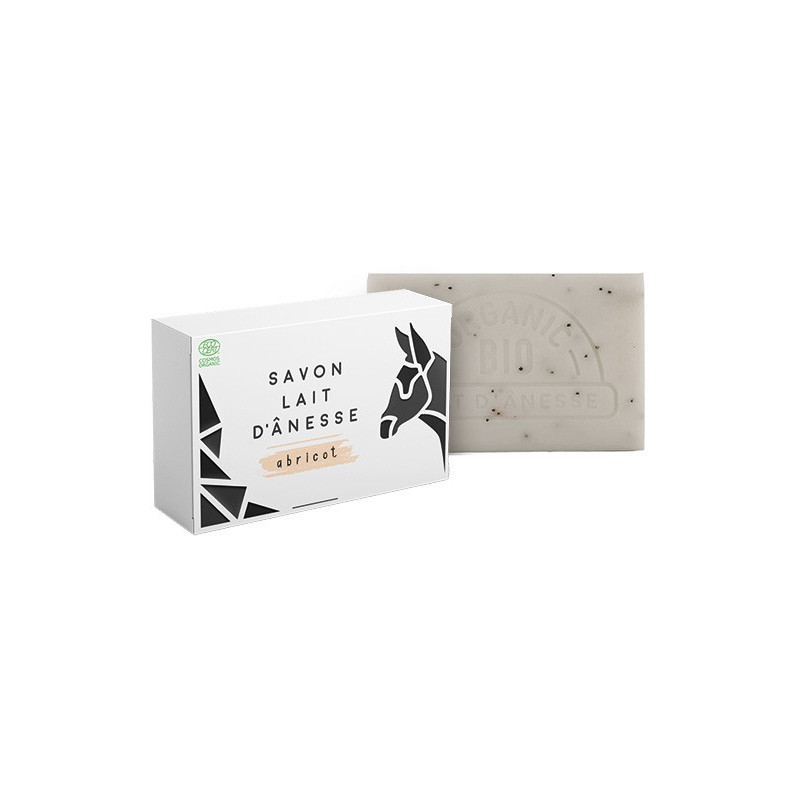 Savons BIO au lait d'ânesse parfum "chair d'abricot" 