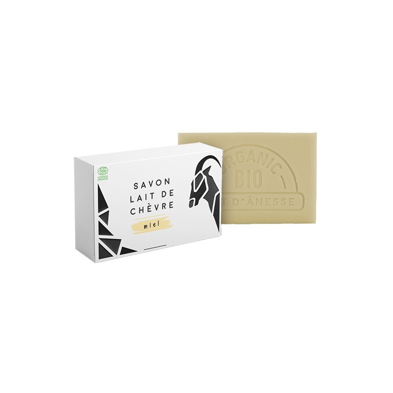 Savons BIO au lait de chèvre parfum miel 
