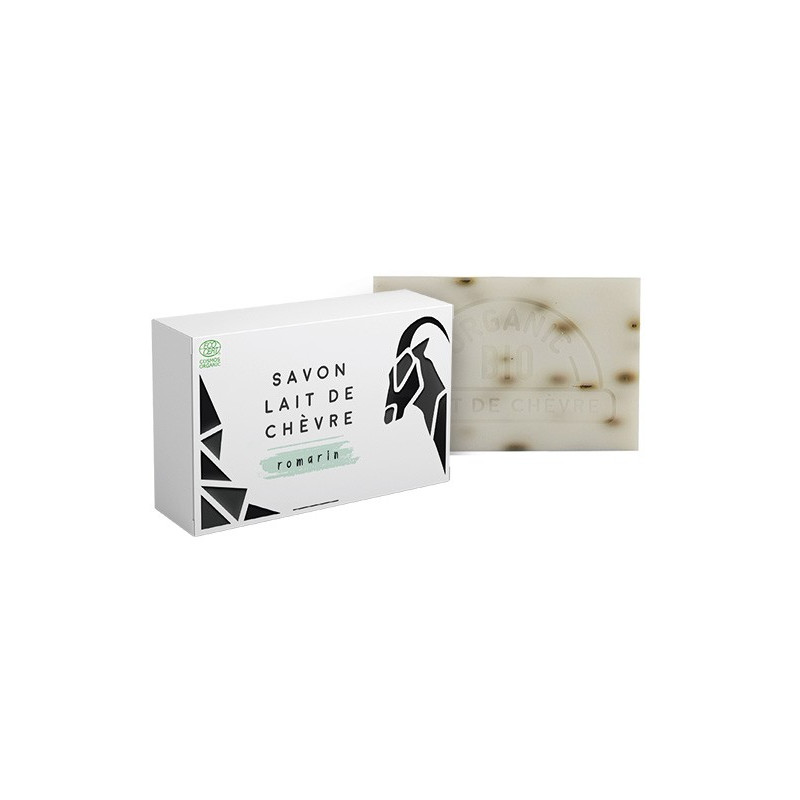 Savons BIO au lait de chèvre parfum romarin 