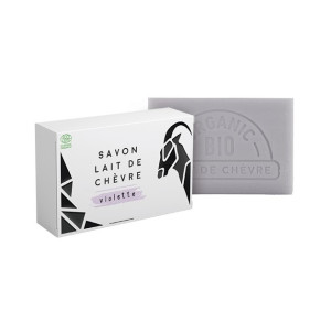 Savons BIO au lait de chèvre parfum violette 