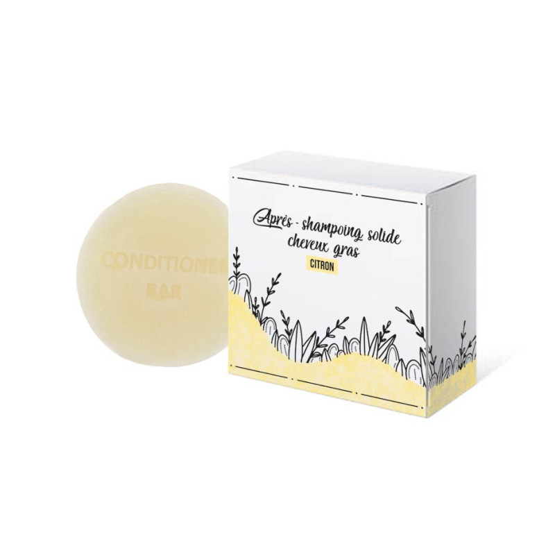 Après shampoing solide - Cheveux gras 