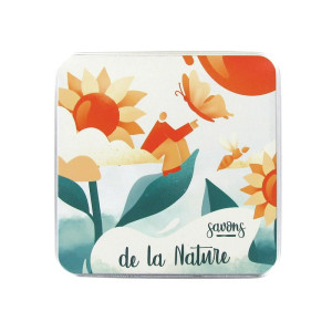 Coffret boîte allu 6 savons sujets - Nature 