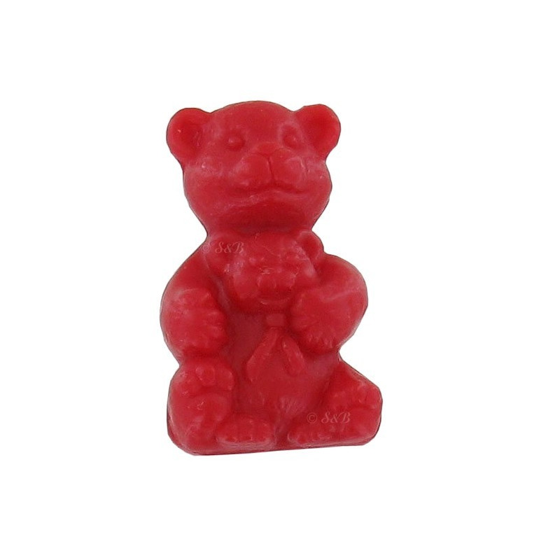 Savon sujet ourson rouge