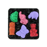 Coffret boîte allu 6 savons sujets - Sauvage 