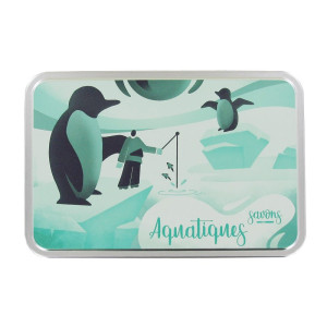 Coffret boîte allu 8 savons sujets - Aquatique 