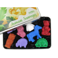 Coffret boîte allu 8 savons sujets - Sauvage 