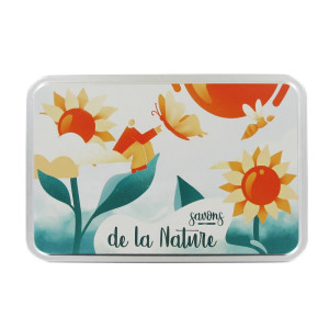 Coffret boîte allu 8 savons sujets - Nature 