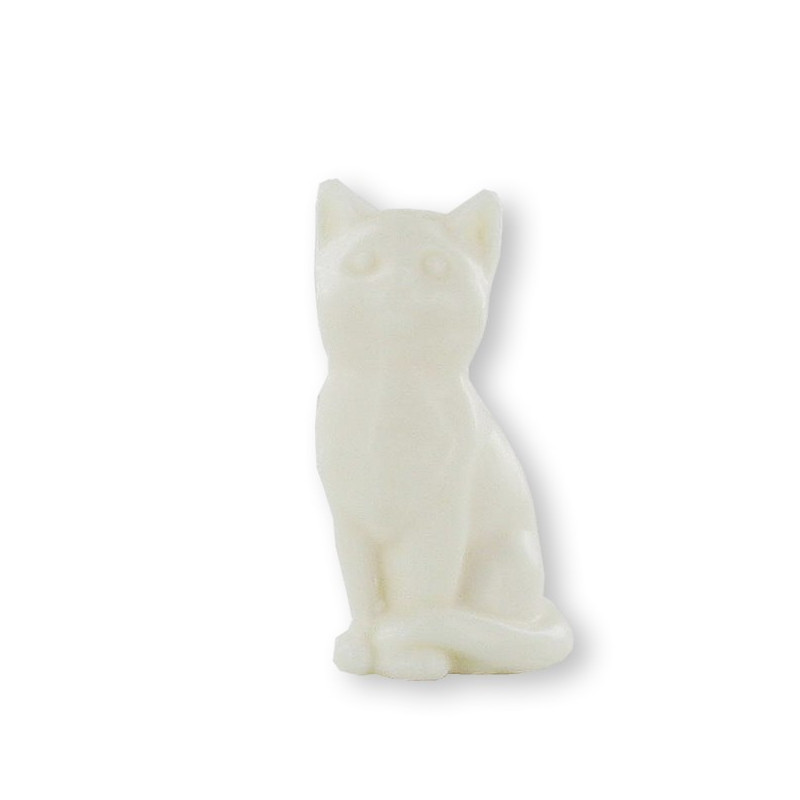 Savon sujet chat blanc