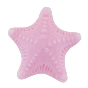 Savon sujet etoile rose