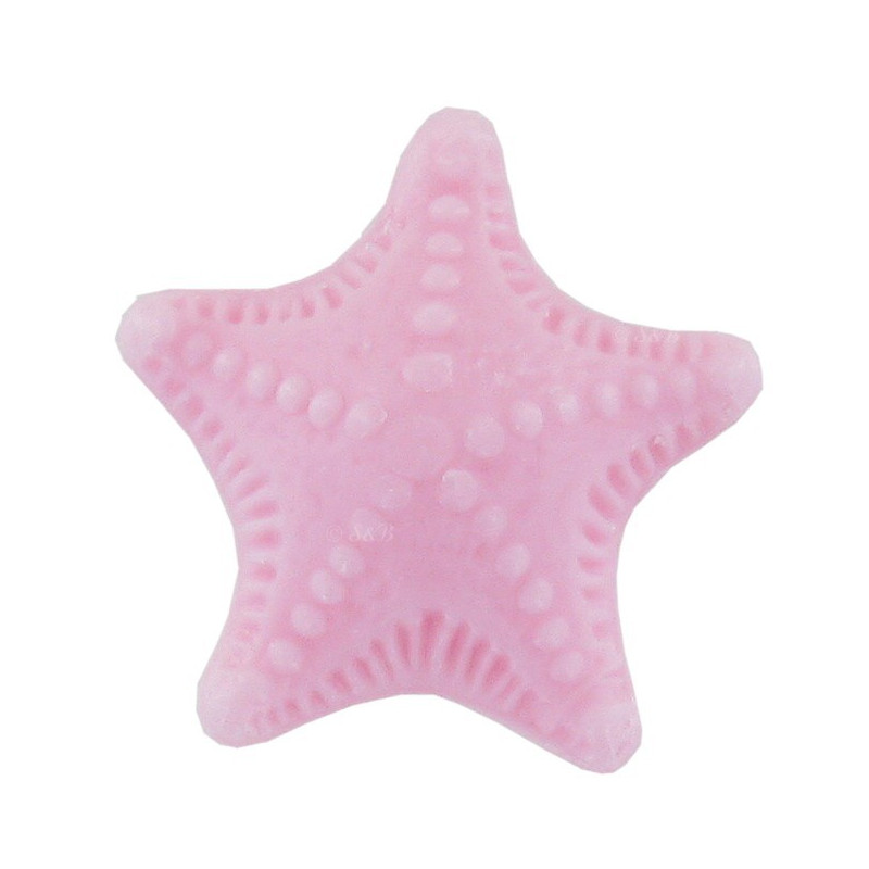 Savon sujet etoile rose