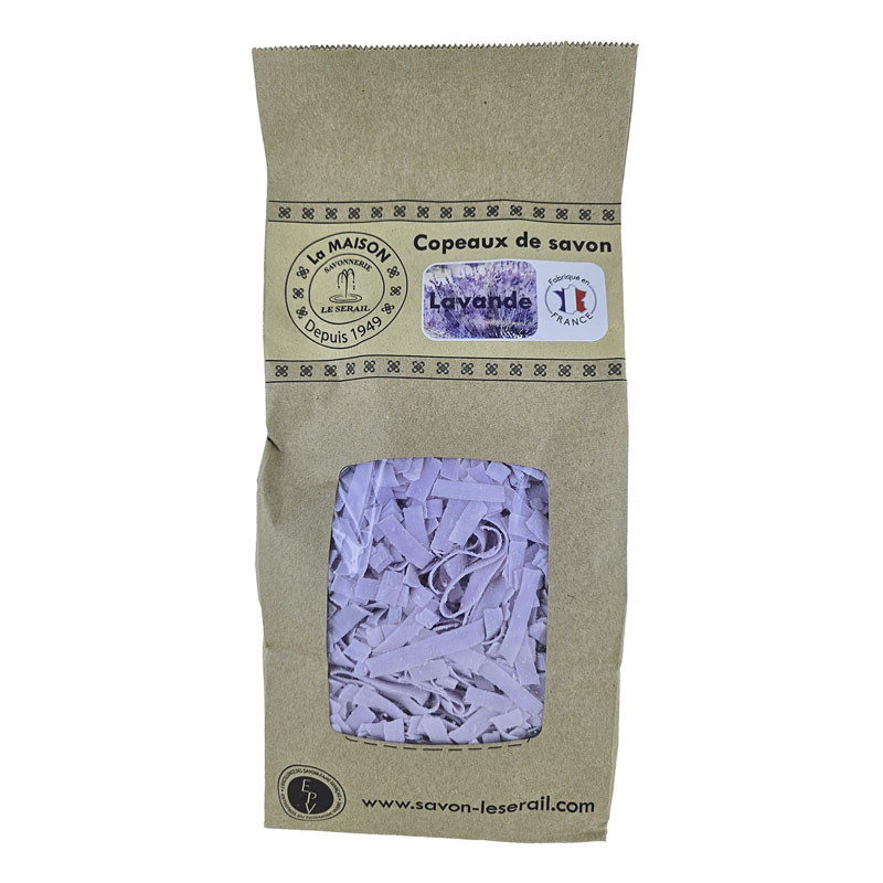 Copeaux de savon de Marseille à l'huile essentielle de lavandin - 750 g 