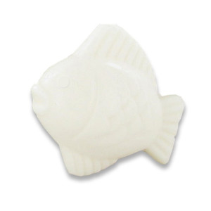 Savon sujet poisson lune blanc