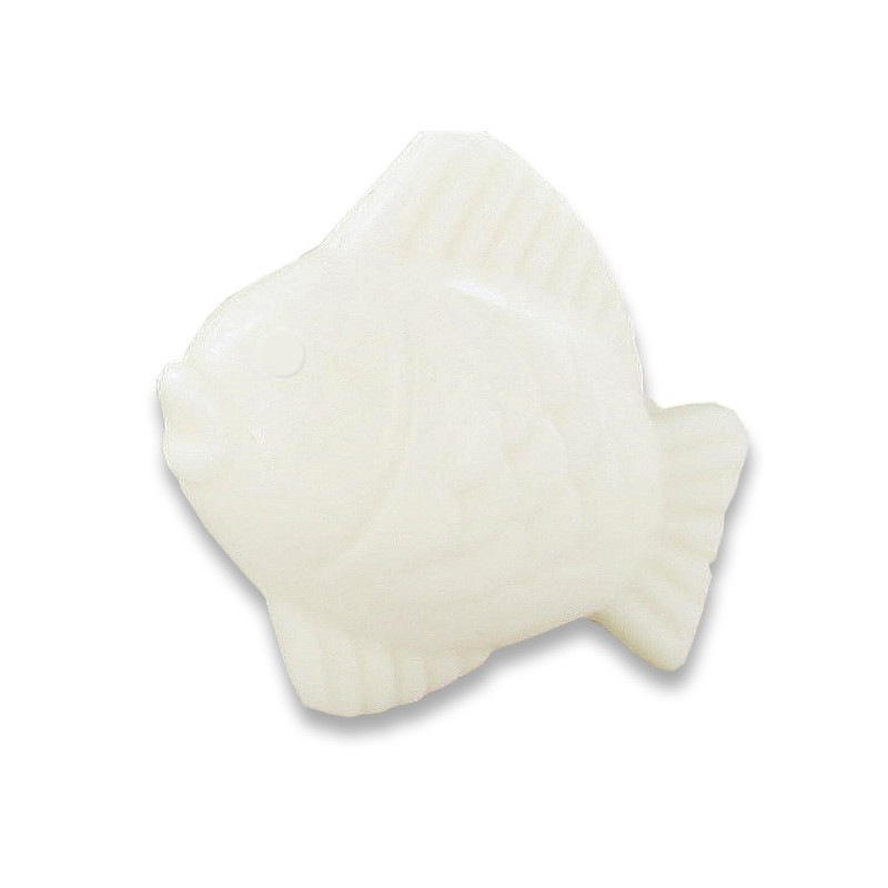 Savon sujet poisson lune blanc
