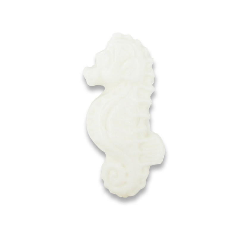 Savon sujet hippocampe blanc
