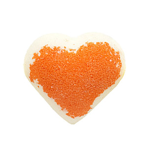 Coeur effervescent parfum "Orange"  