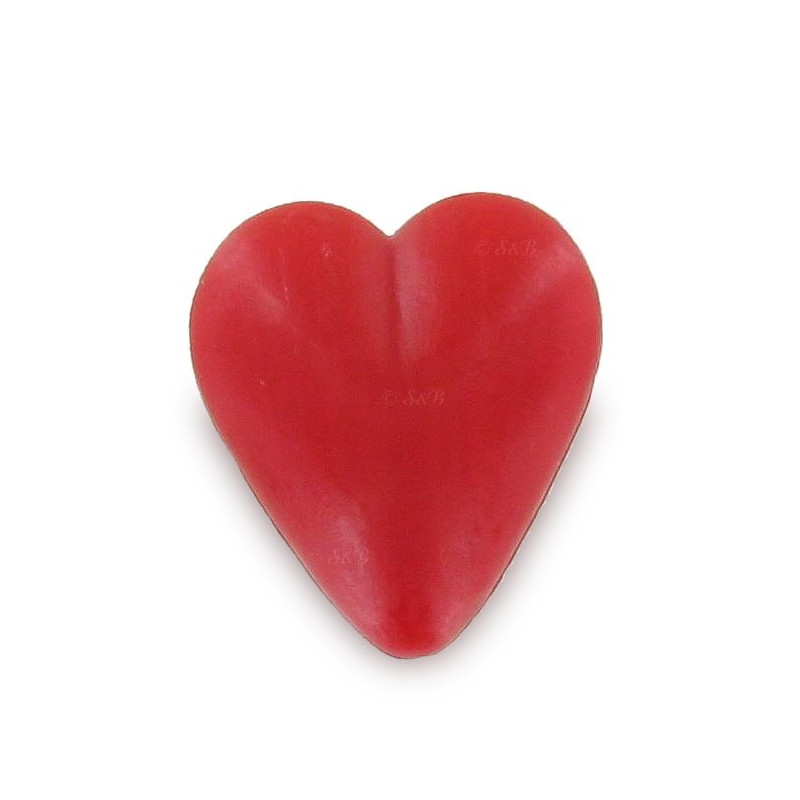Savon sujet coeur rouge
