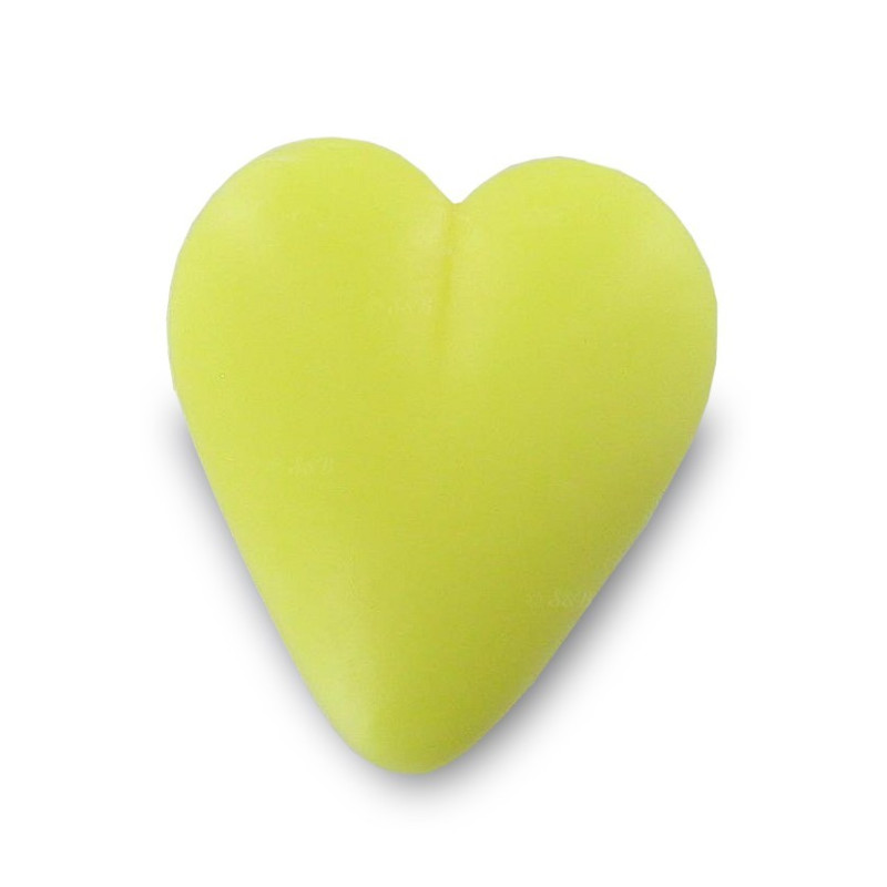 Savon sujet coeur jaune