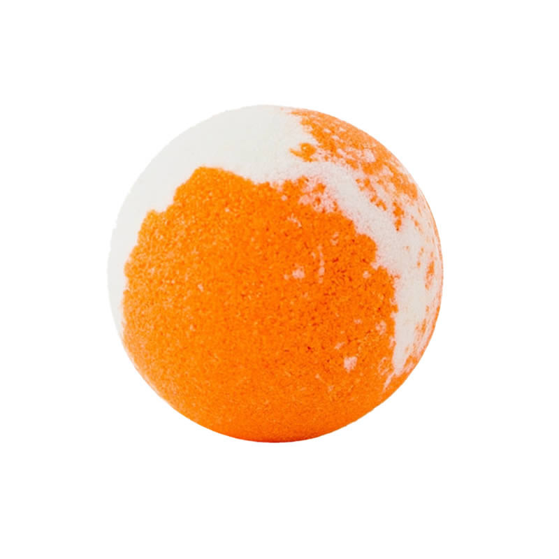 Boule de bain 45g bicolore parfum Mandarine 