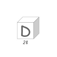 Savon lettre - D 
