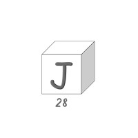 Savon lettre - J 