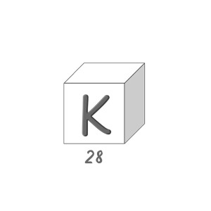 Savon lettre - K 