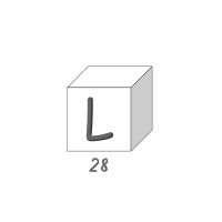 Savon lettre - L 