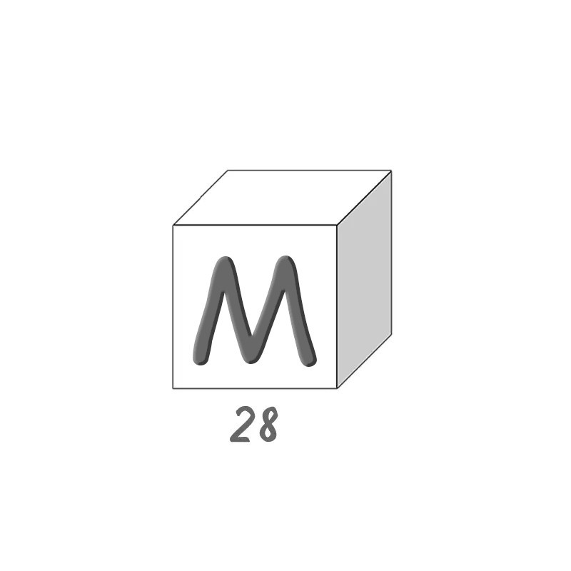 Savon lettre - M 