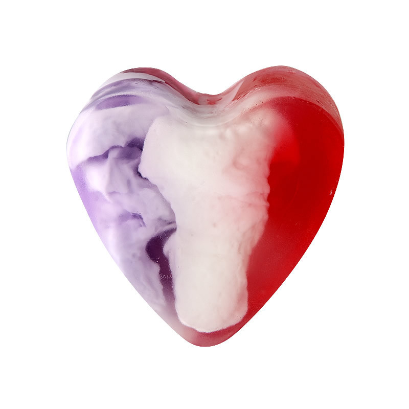 Savon glycérine cœur Violette 