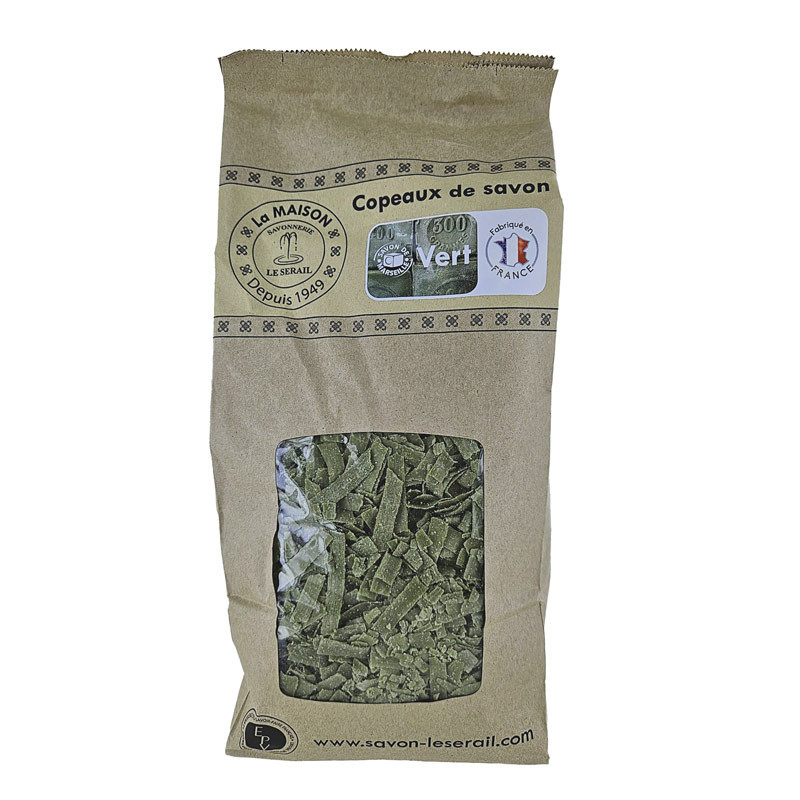 Copeaux de savon de Marseille nature olive - 1 kilo 