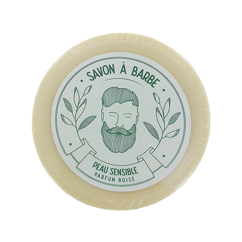 Savon barbe peau sensible 