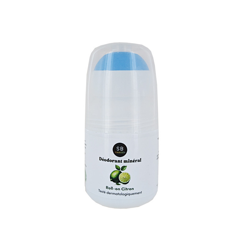 Roll-on à la pierre d'Alun parfum Citron 