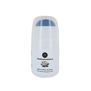 Roll-on à la pierre d'Alun parfum fleur de Lotus 