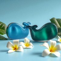 Perle de bain baleine parfum monoï 