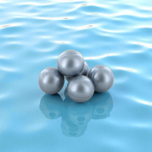 Perle de bain ronde parfum marine - Fabrication française