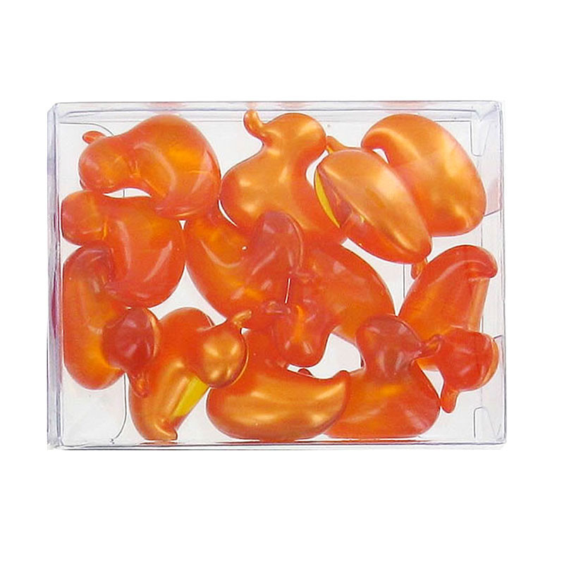 Perle de bain canard orange parfum abricot - Fabrication française 