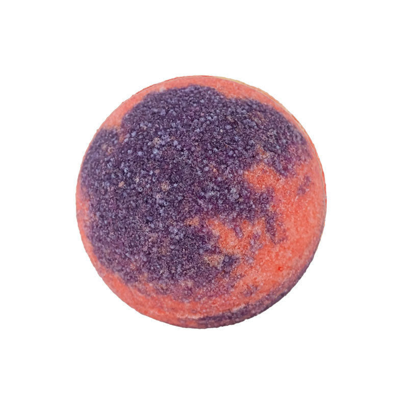 Boule de bain 45g bicolore parfum Fruit de la passion