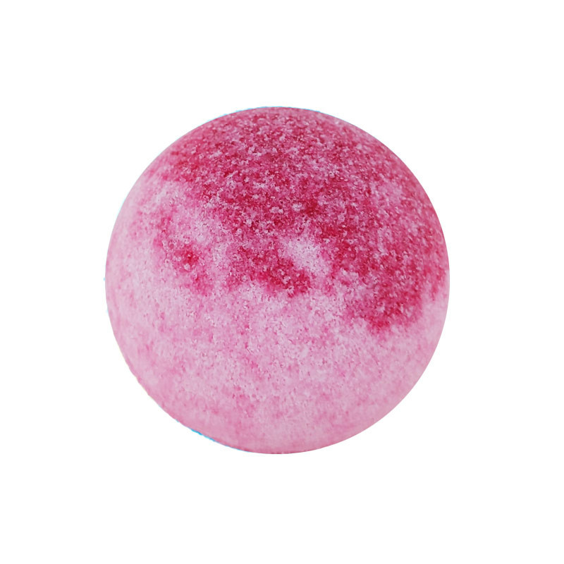 Boule de bain 45g bicolore parfum framboise