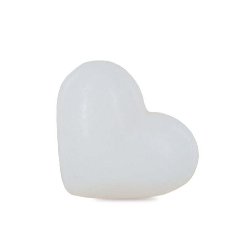 Savon forme cœur blanc 25g 